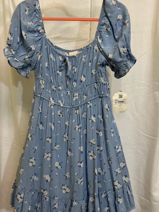 Altar'd State Dresses & Skirts - Altar'd State Light Blue Daisy Print Sun Dress